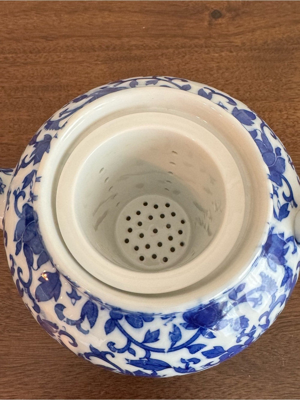Vintage Japan Williams Sonoma Delft Blue White Color Tones Tea Pot - Picture 5 of 10